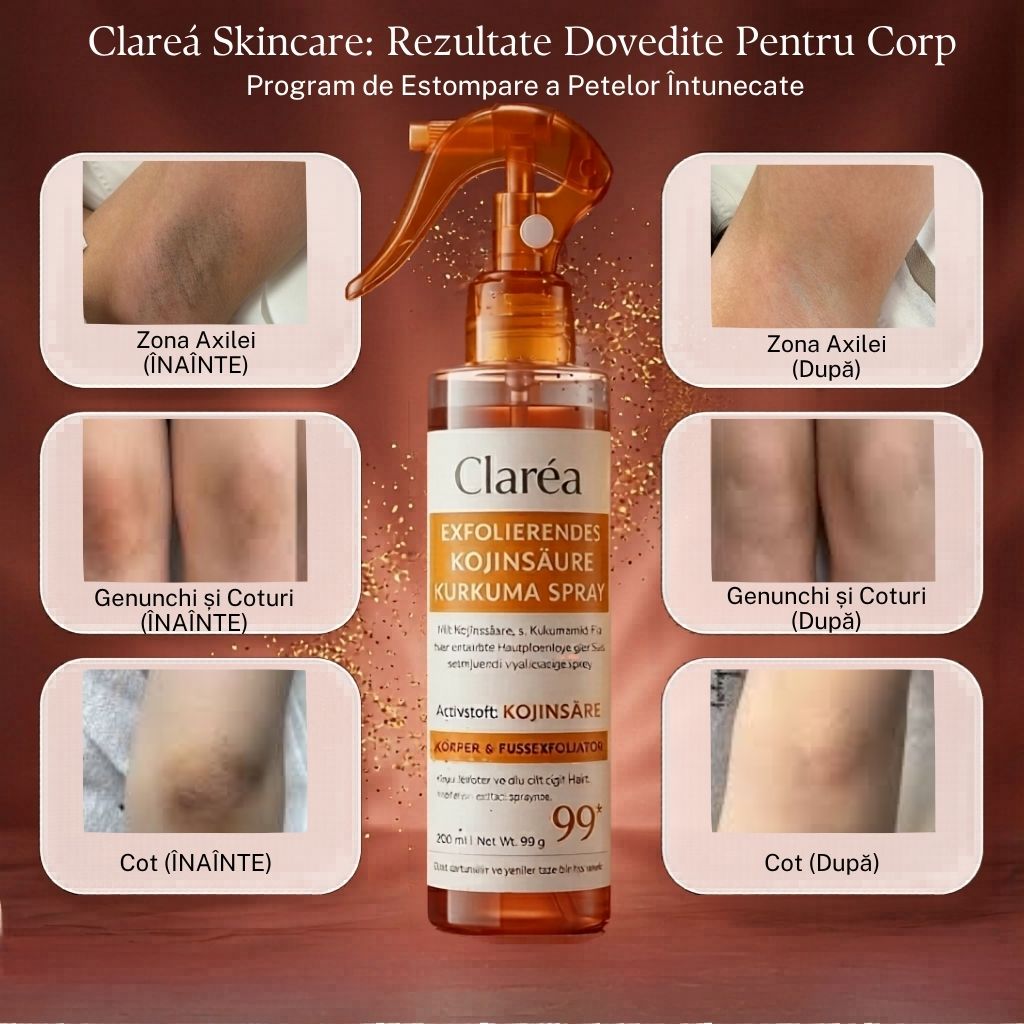 Spray exfoliant pentru corp Claréa