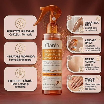 Spray exfoliant pentru corp Claréa