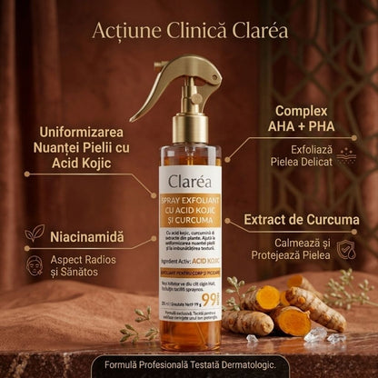Spray exfoliant pentru corp Claréa