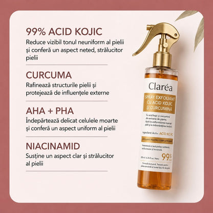 Spray exfoliant pentru corp Claréa