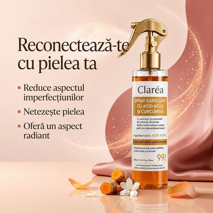 Spray exfoliant pentru corp Claréa
