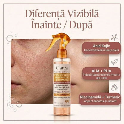 Spray exfoliant pentru corp Claréa